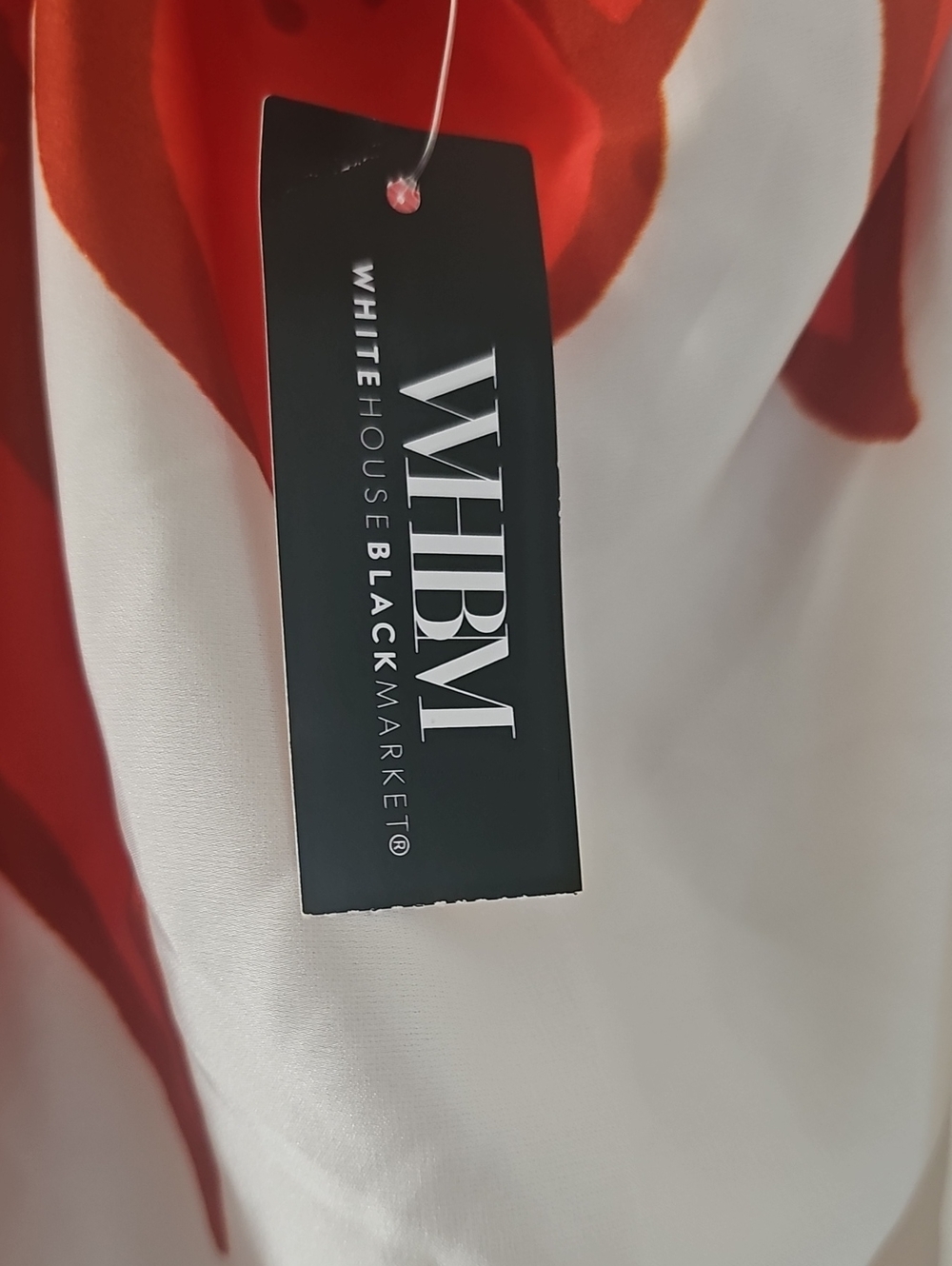 WHBM SATIN HALTER TOP - Picture 4 of 4